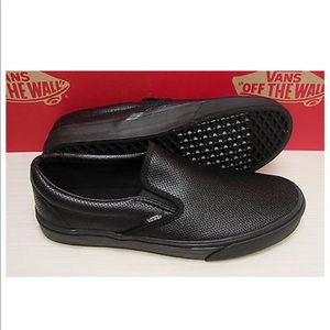 Perforated Leather Vans